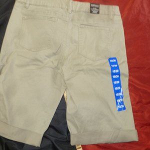BUFFALO david bitton samuella mid rise bermuda super soft  shorts 10/30 new